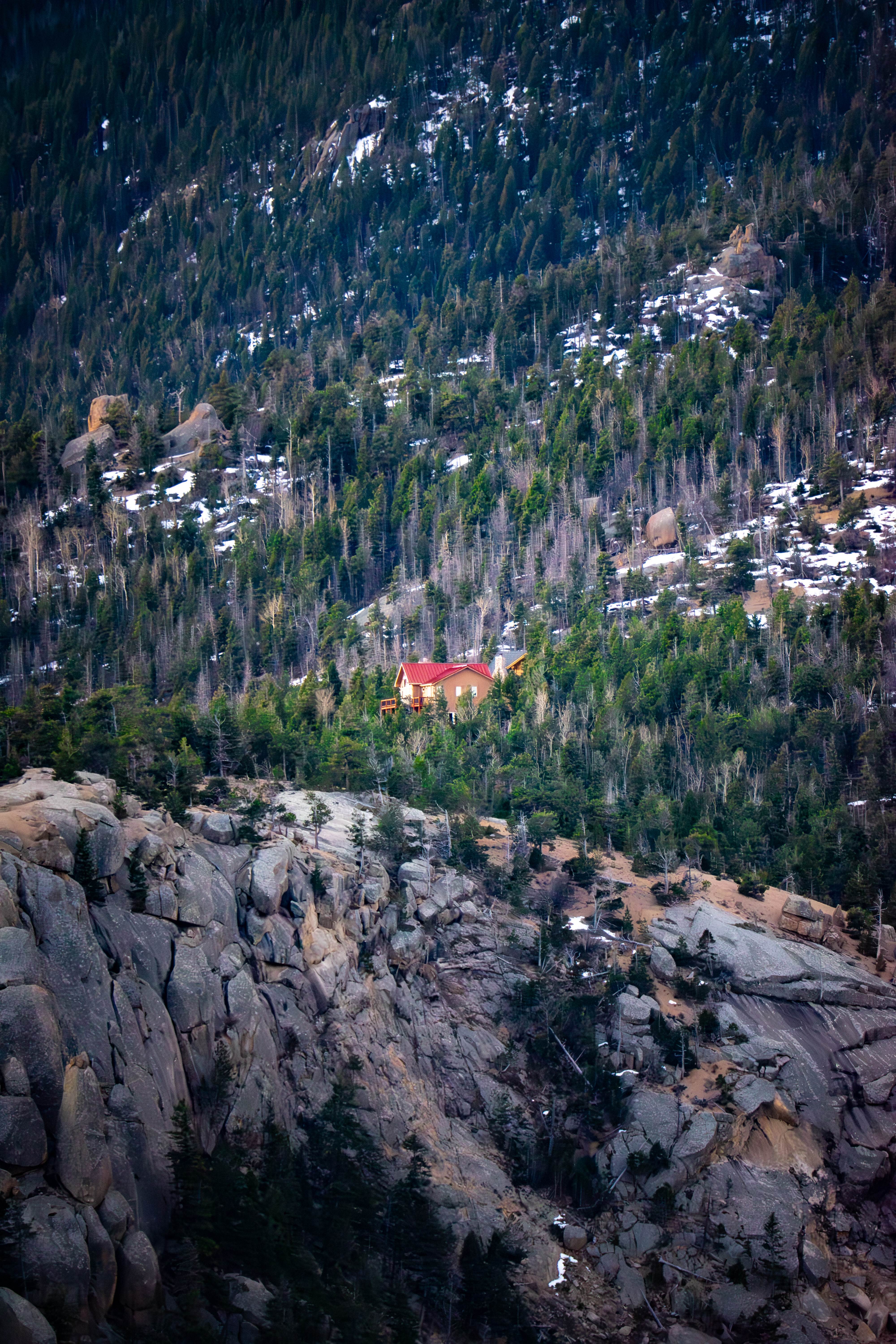 Red House in Mountains