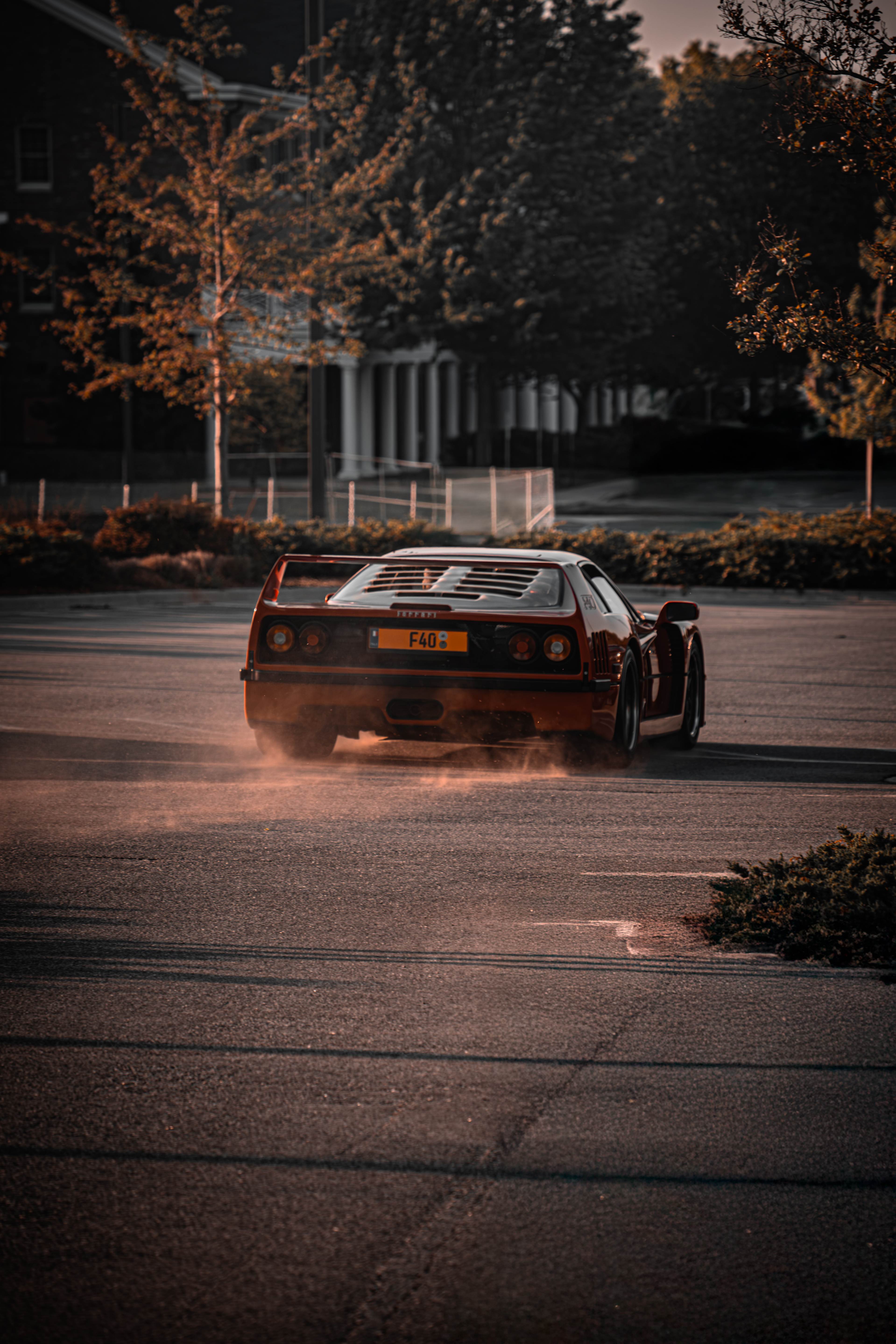 Ferrari Driving Away